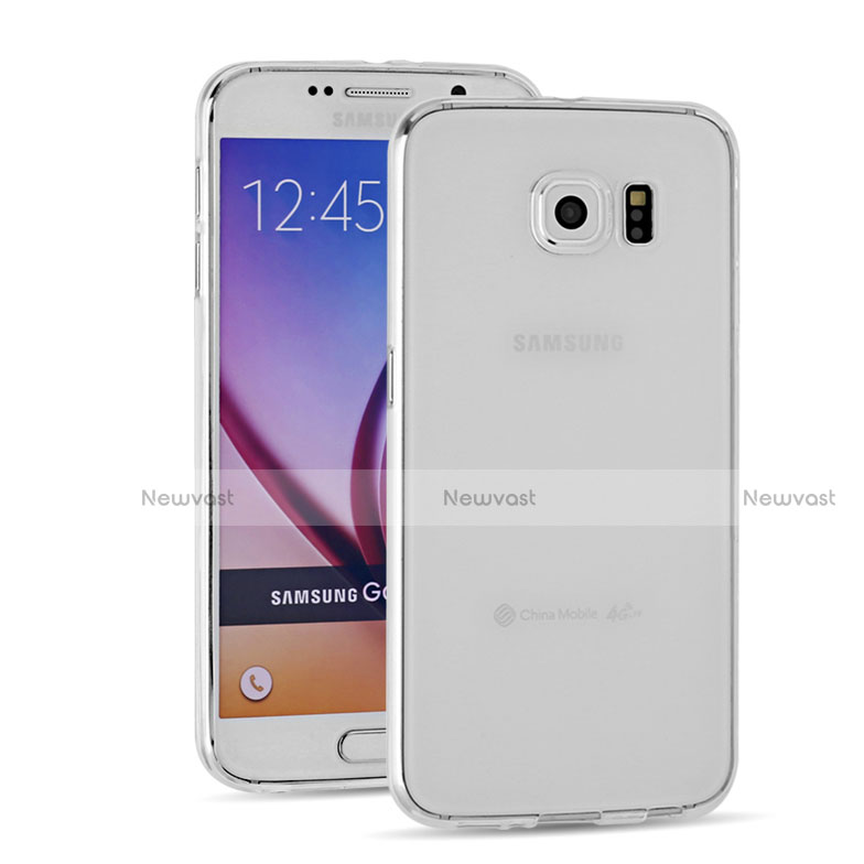 Ultra-thin Transparent TPU Soft Case T03 for Samsung Galaxy S6 Duos SM-G920F G9200 Clear