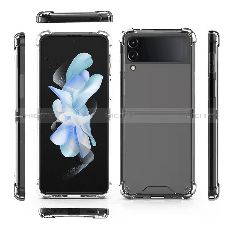 Ultra-thin Transparent TPU Soft Case T03 for Samsung Galaxy Z Flip4 5G Clear
