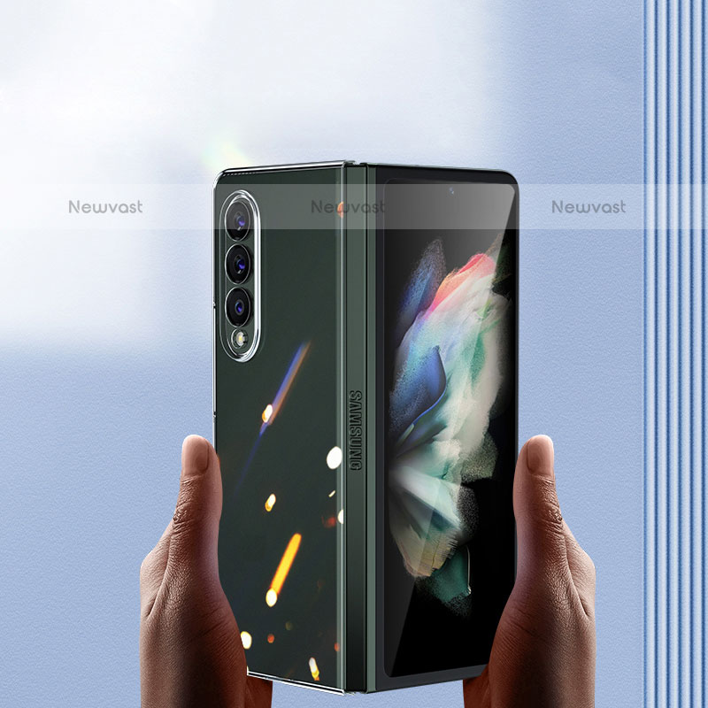 Ultra-thin Transparent TPU Soft Case T03 for Samsung Galaxy Z Fold3 5G Clear