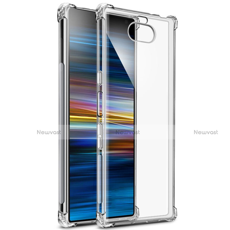 Ultra-thin Transparent TPU Soft Case T03 for Sony Xperia 10 Plus Clear