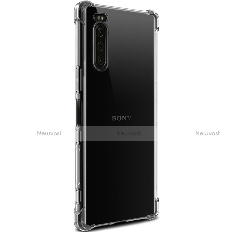 Ultra-thin Transparent TPU Soft Case T03 for Sony Xperia 5 Clear