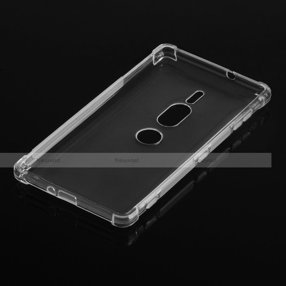 Ultra-thin Transparent TPU Soft Case T03 for Sony Xperia XZ2 Premium Clear