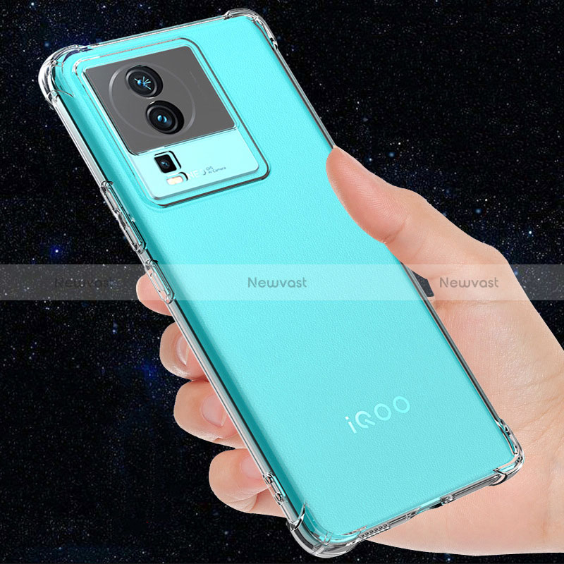 Ultra-thin Transparent TPU Soft Case T03 for Vivo iQOO Neo7 5G Clear