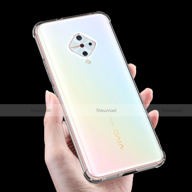 Ultra-thin Transparent TPU Soft Case T03 for Vivo S1 Pro Clear