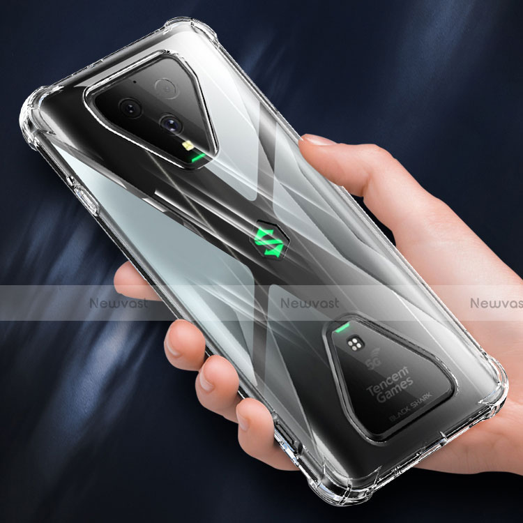 Ultra-thin Transparent TPU Soft Case T03 for Xiaomi Black Shark 3 Clear