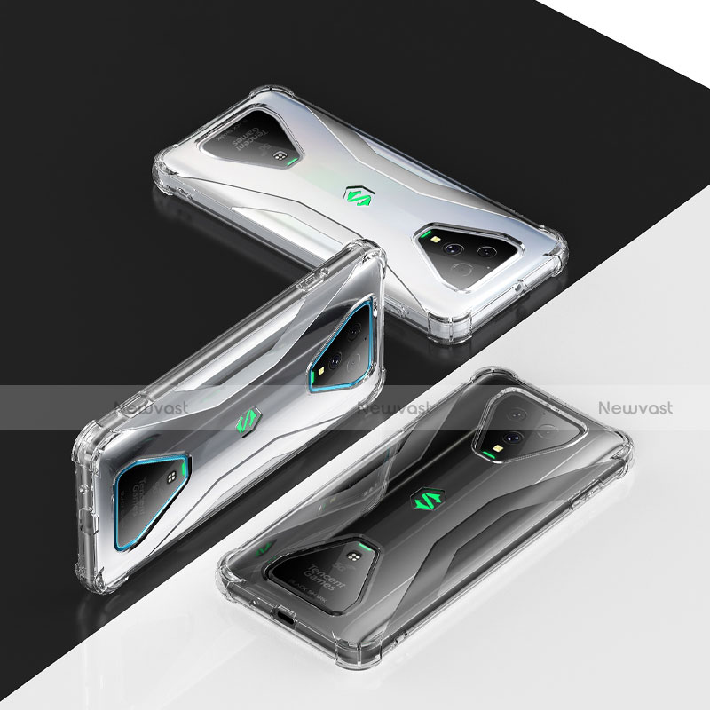 Ultra-thin Transparent TPU Soft Case T03 for Xiaomi Black Shark 3 Clear