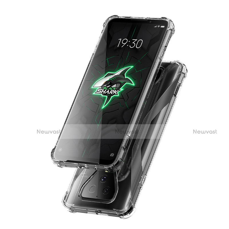 Ultra-thin Transparent TPU Soft Case T03 for Xiaomi Black Shark 3 Pro Clear