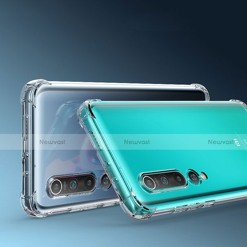 Ultra-thin Transparent TPU Soft Case T03 for Xiaomi Mi 10 Clear
