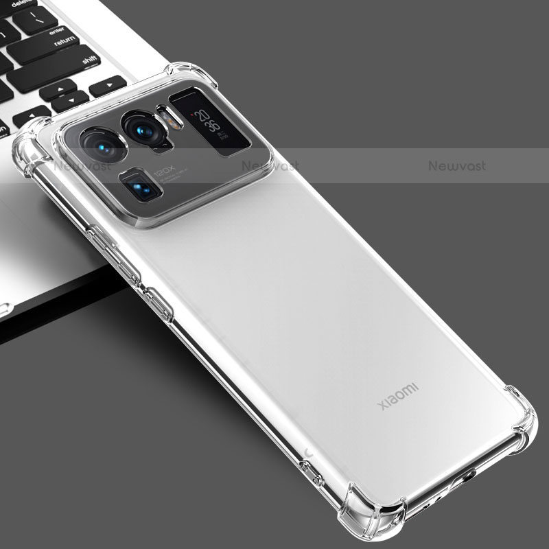Ultra-thin Transparent TPU Soft Case T03 for Xiaomi Mi 11 Ultra 5G Clear