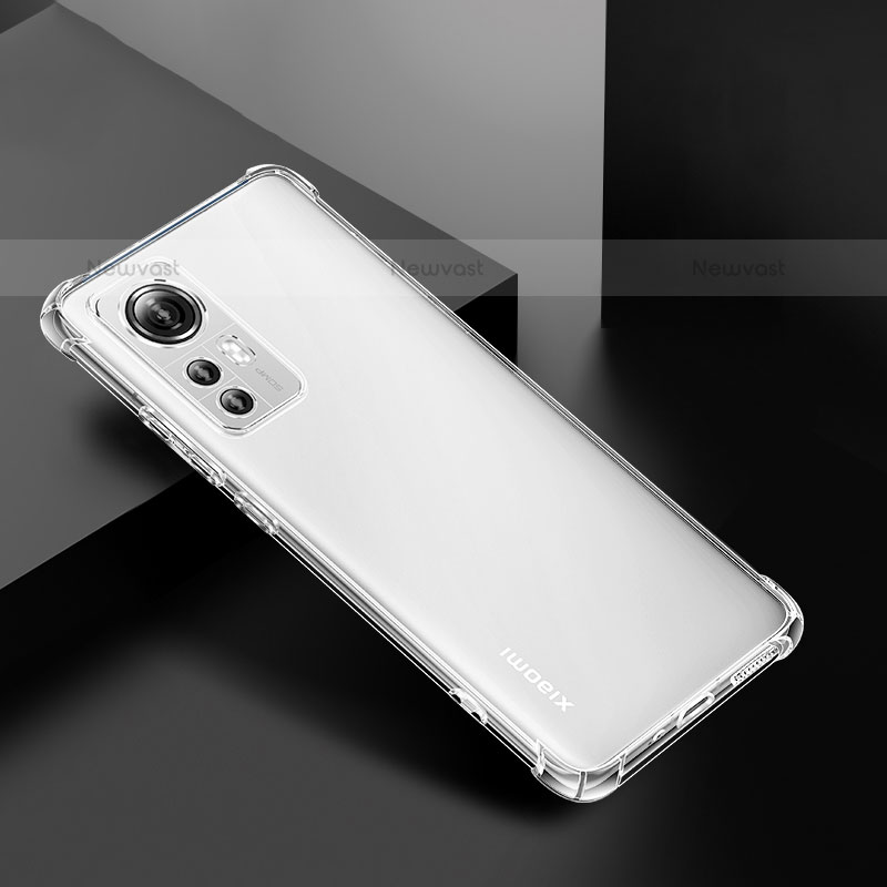 Ultra-thin Transparent TPU Soft Case T03 for Xiaomi Mi 12 Pro 5G Clear