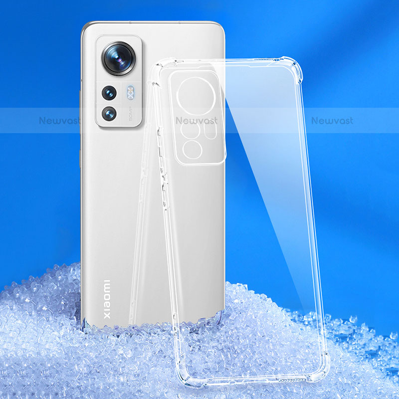 Ultra-thin Transparent TPU Soft Case T03 for Xiaomi Mi 12 Pro 5G Clear
