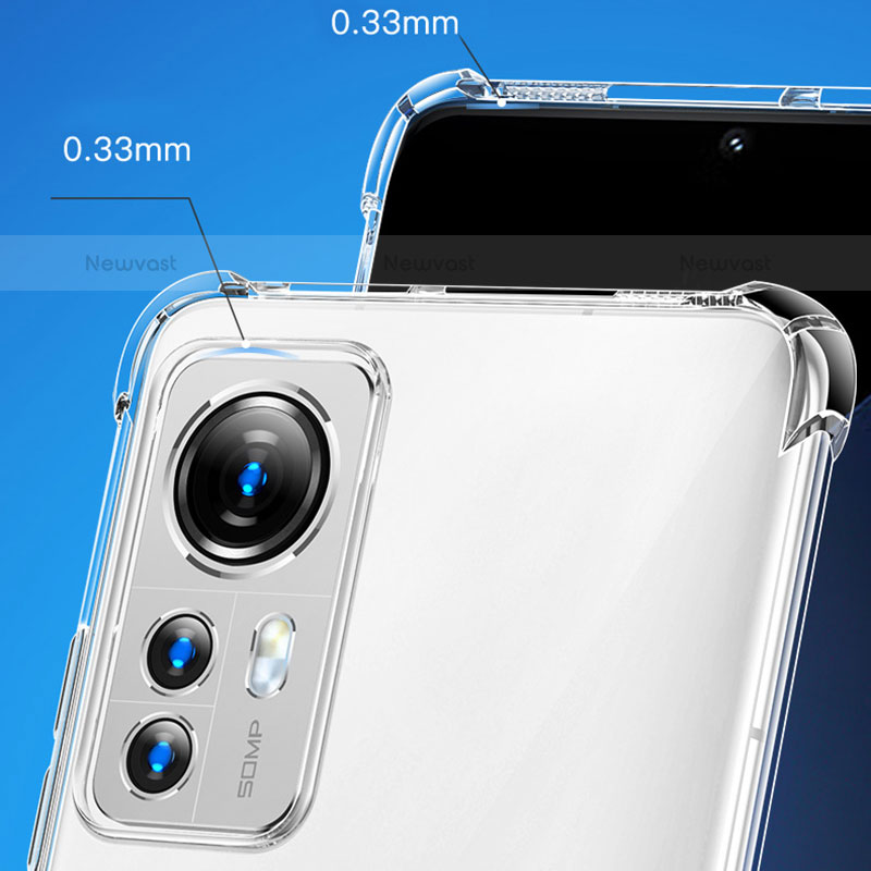 Ultra-thin Transparent TPU Soft Case T03 for Xiaomi Mi 12 Pro 5G Clear