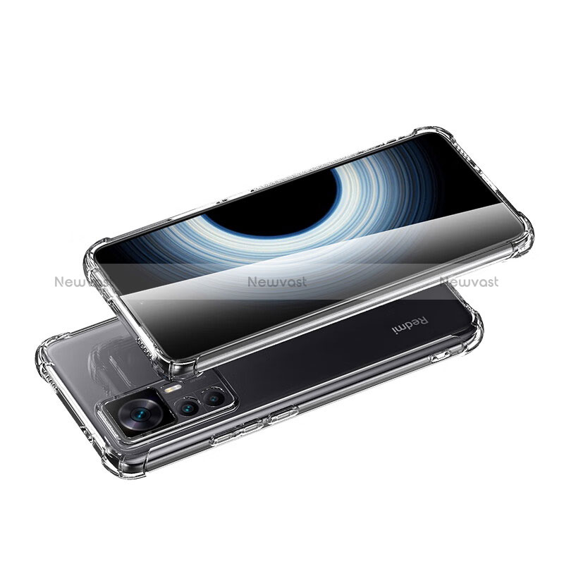 Ultra-thin Transparent TPU Soft Case T03 for Xiaomi Mi 12T Pro 5G Clear