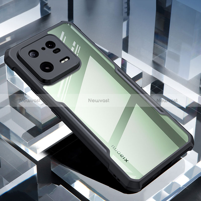 Ultra-thin Transparent TPU Soft Case T03 for Xiaomi Mi 13 Pro 5G Black