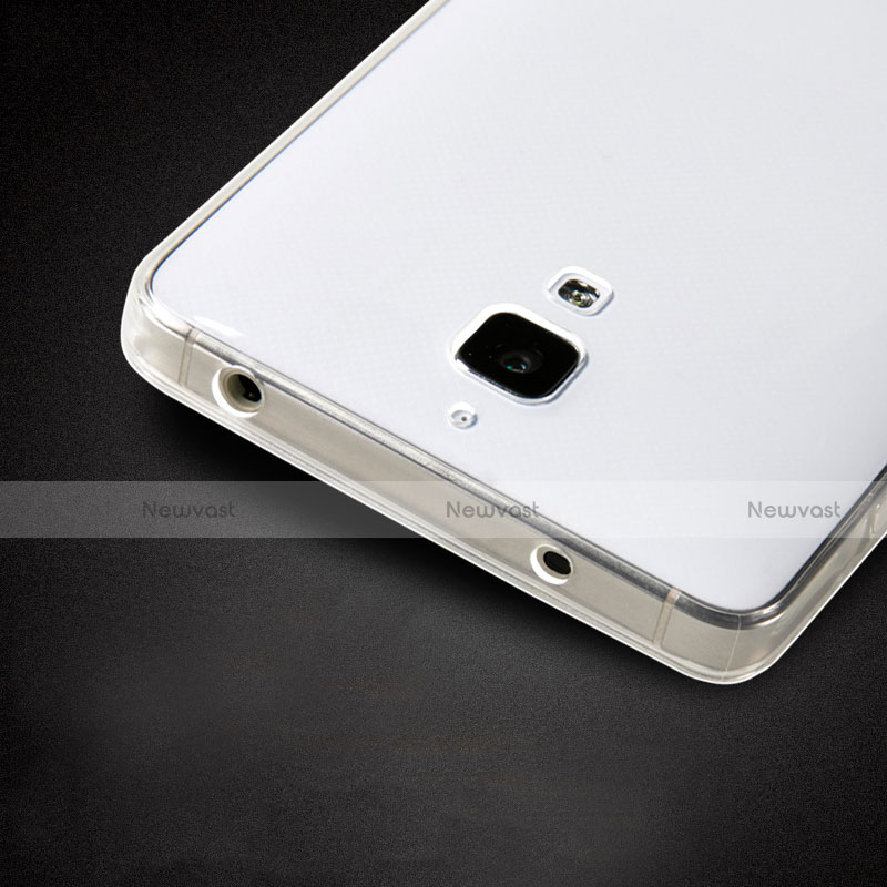 Ultra-thin Transparent TPU Soft Case T03 for Xiaomi Mi 4 LTE Clear