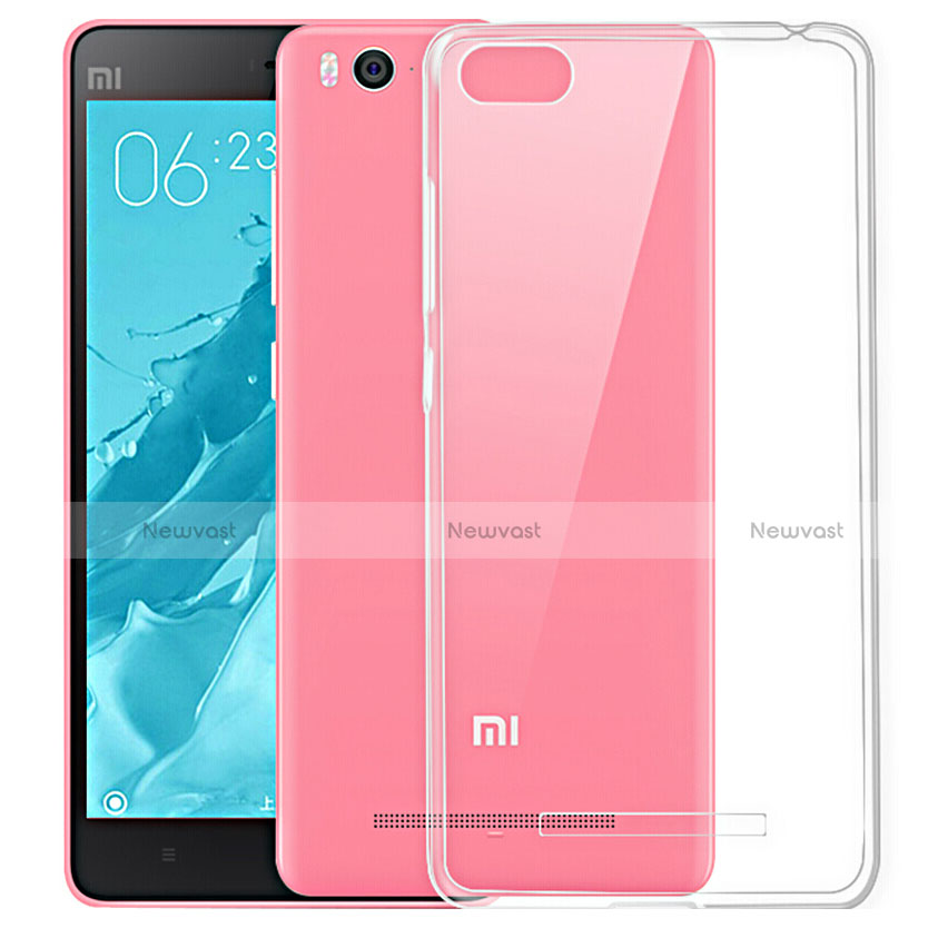 Ultra-thin Transparent TPU Soft Case T03 for Xiaomi Mi 4i Clear
