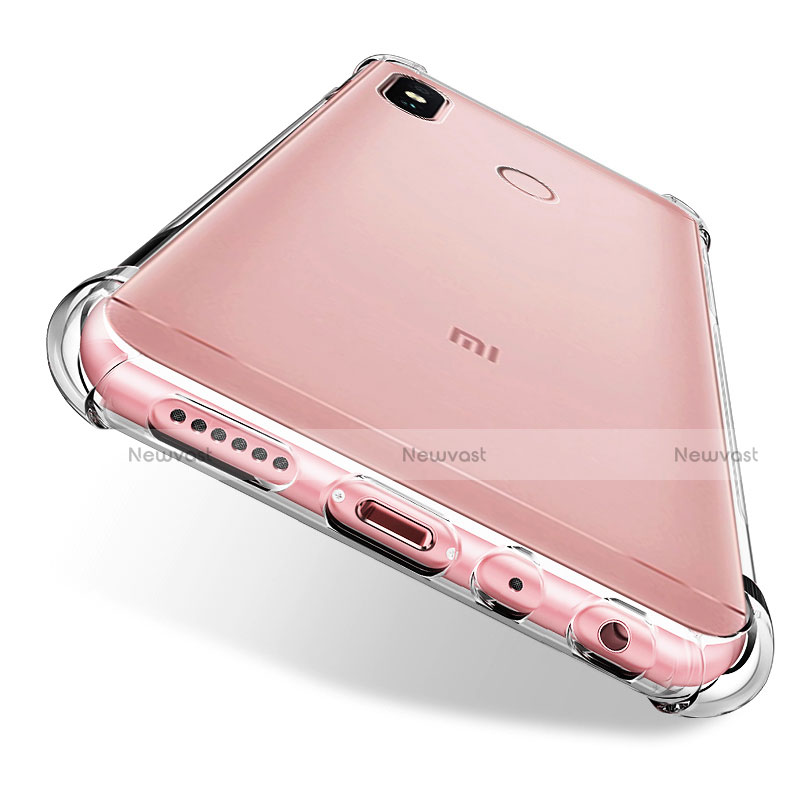 Ultra-thin Transparent TPU Soft Case T03 for Xiaomi Mi 6X Clear