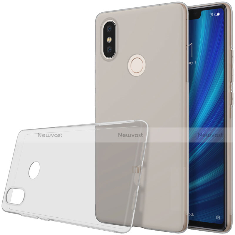 Ultra-thin Transparent TPU Soft Case T03 for Xiaomi Mi 8 SE Gray