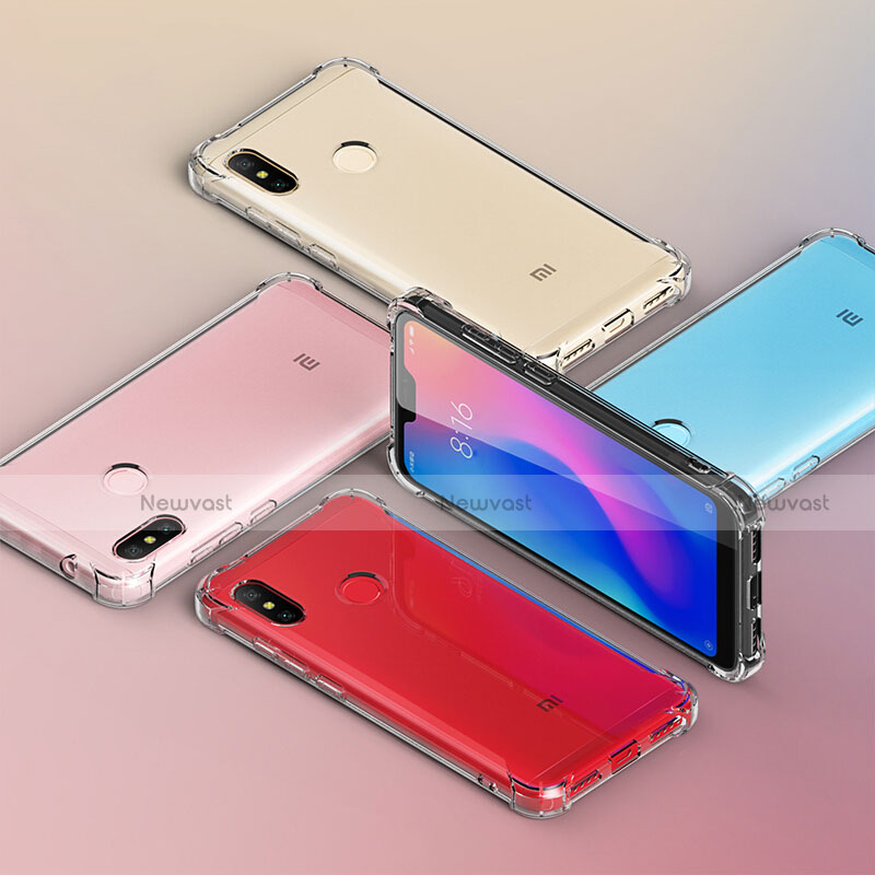 Ultra-thin Transparent TPU Soft Case T03 for Xiaomi Mi A2 Lite Clear