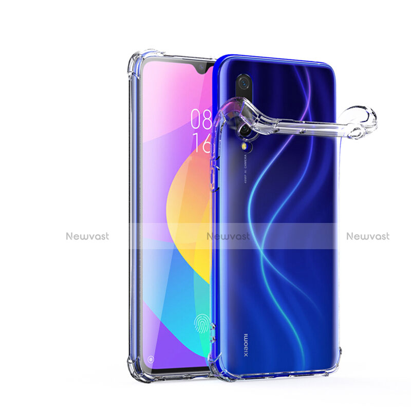 Ultra-thin Transparent TPU Soft Case T03 for Xiaomi Mi A3 Clear