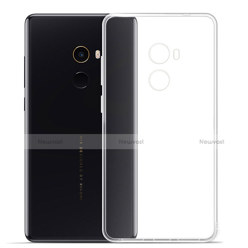 Ultra-thin Transparent TPU Soft Case T03 for Xiaomi Mi Mix 2 Clear