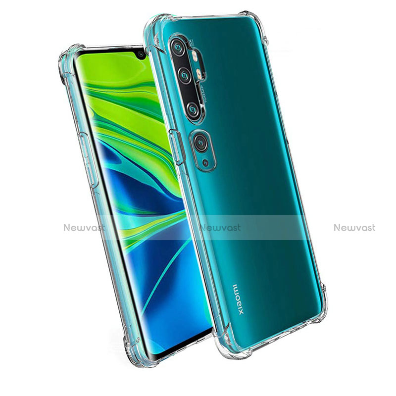 Ultra-thin Transparent TPU Soft Case T03 for Xiaomi Mi Note 10 Clear