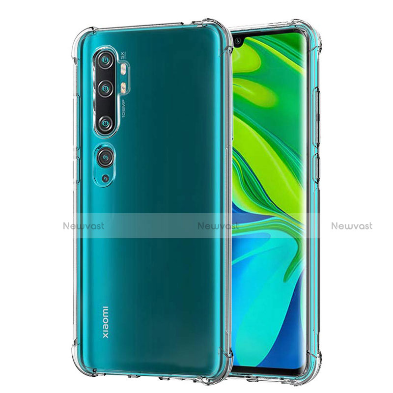 Ultra-thin Transparent TPU Soft Case T03 for Xiaomi Mi Note 10 Pro Clear