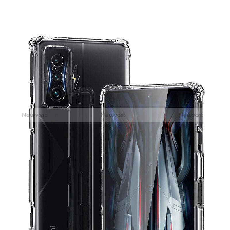 Ultra-thin Transparent TPU Soft Case T03 for Xiaomi Poco F4 GT 5G Clear