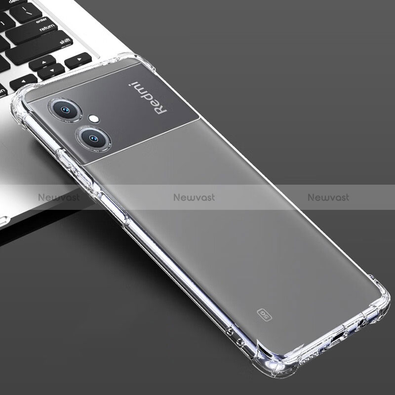 Ultra-thin Transparent TPU Soft Case T03 for Xiaomi Poco M4 5G Clear