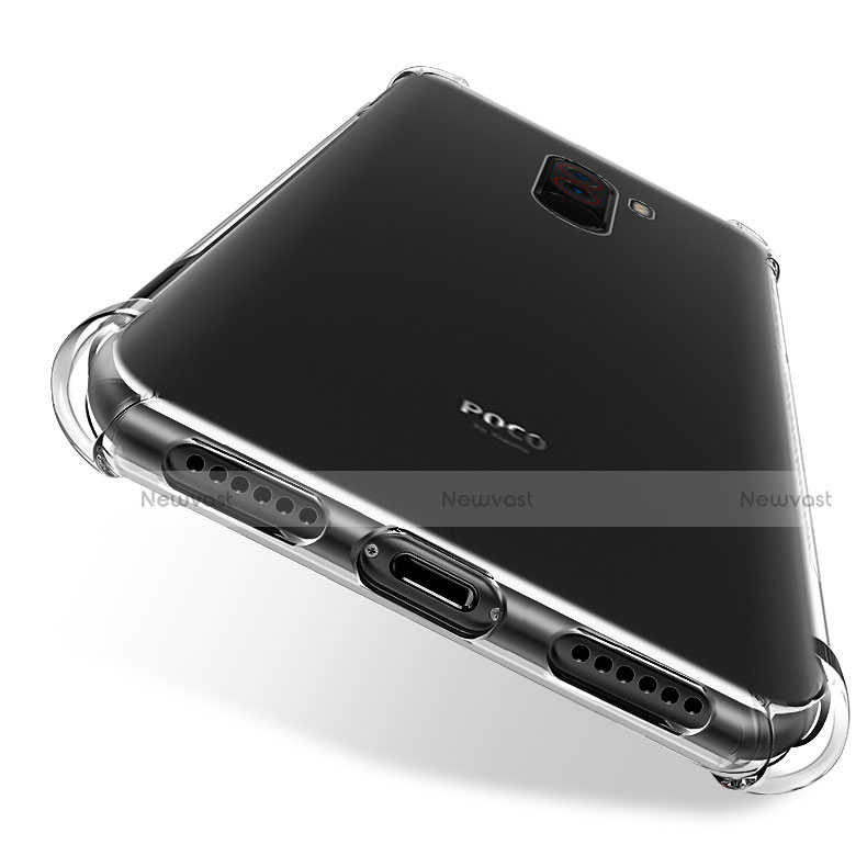 Ultra-thin Transparent TPU Soft Case T03 for Xiaomi Pocophone F1 Clear