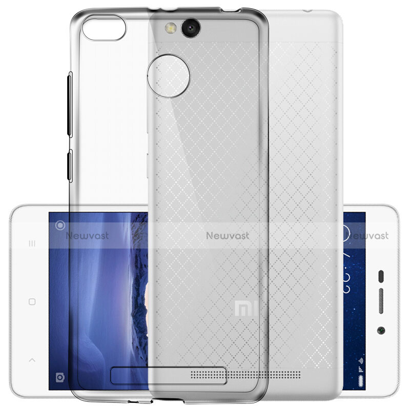 Ultra-thin Transparent TPU Soft Case T03 for Xiaomi Redmi 3S Clear