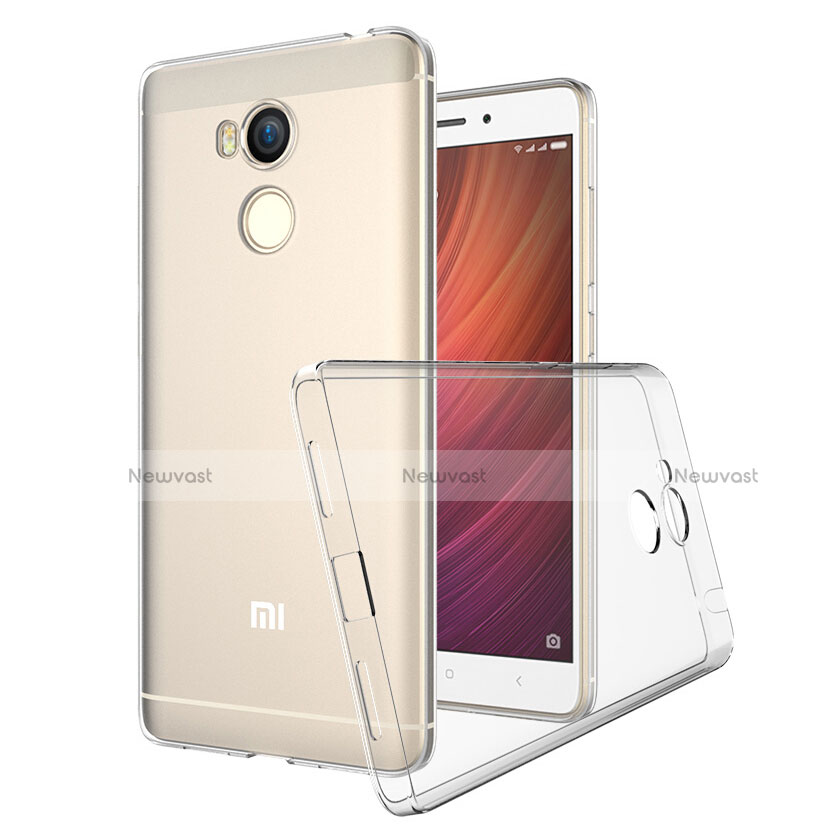 Ultra-thin Transparent TPU Soft Case T03 for Xiaomi Redmi 4 Prime High Edition Clear