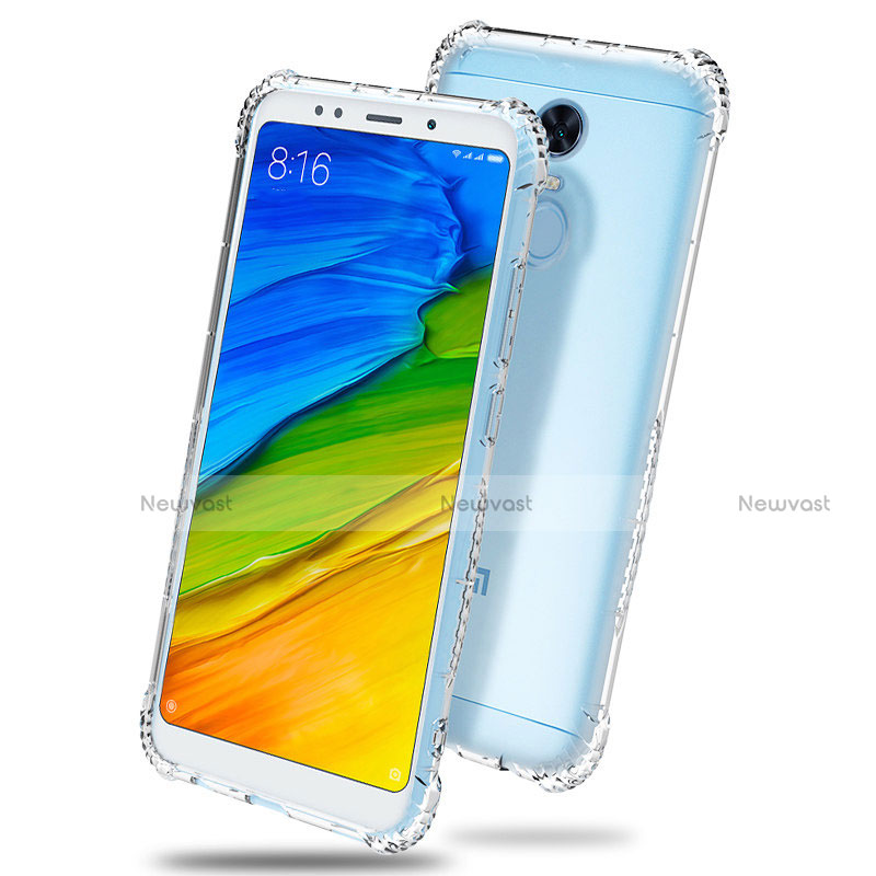 Ultra-thin Transparent TPU Soft Case T03 for Xiaomi Redmi 5 Plus Clear