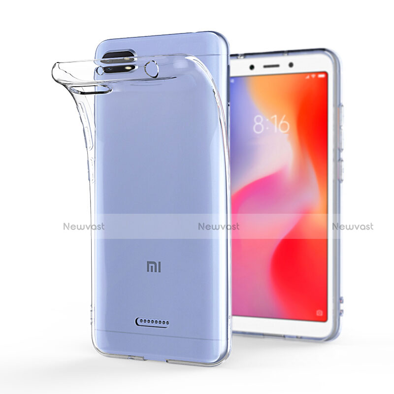 Ultra-thin Transparent TPU Soft Case T03 for Xiaomi Redmi 6A Clear