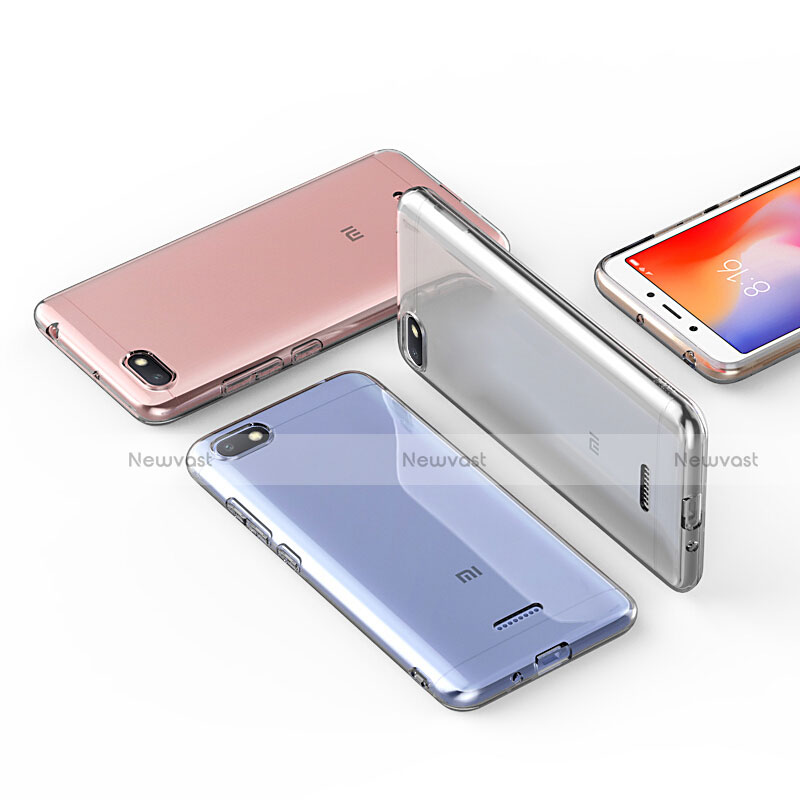 Ultra-thin Transparent TPU Soft Case T03 for Xiaomi Redmi 6A Clear