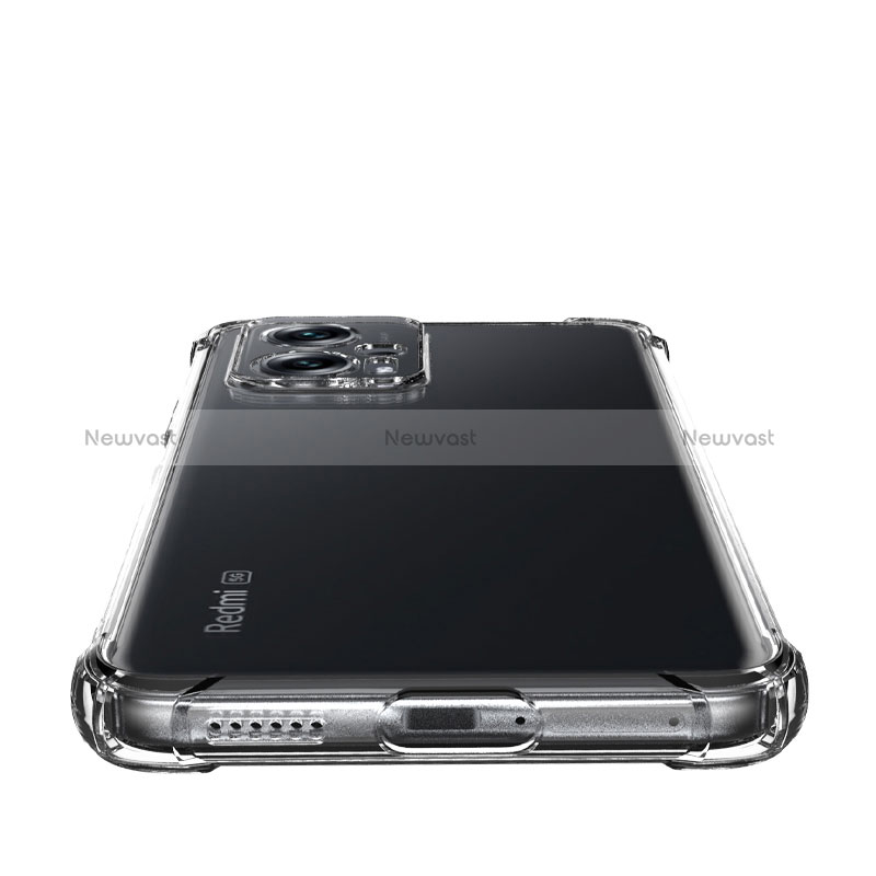Ultra-thin Transparent TPU Soft Case T03 for Xiaomi Redmi Note 11T Pro+ Plus 5G Clear