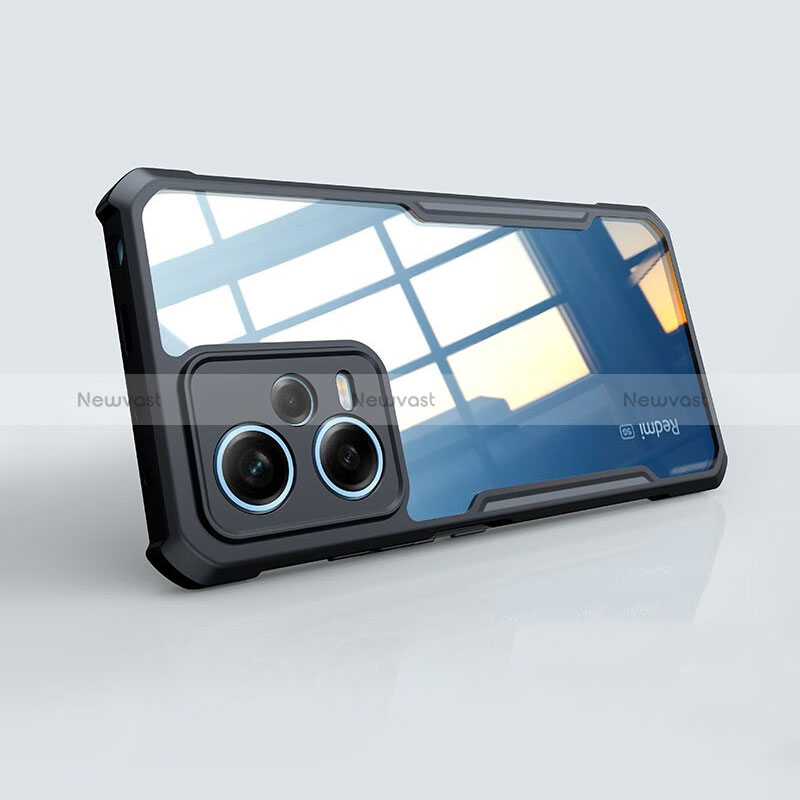 Ultra-thin Transparent TPU Soft Case T03 for Xiaomi Redmi Note 12 Explorer Black