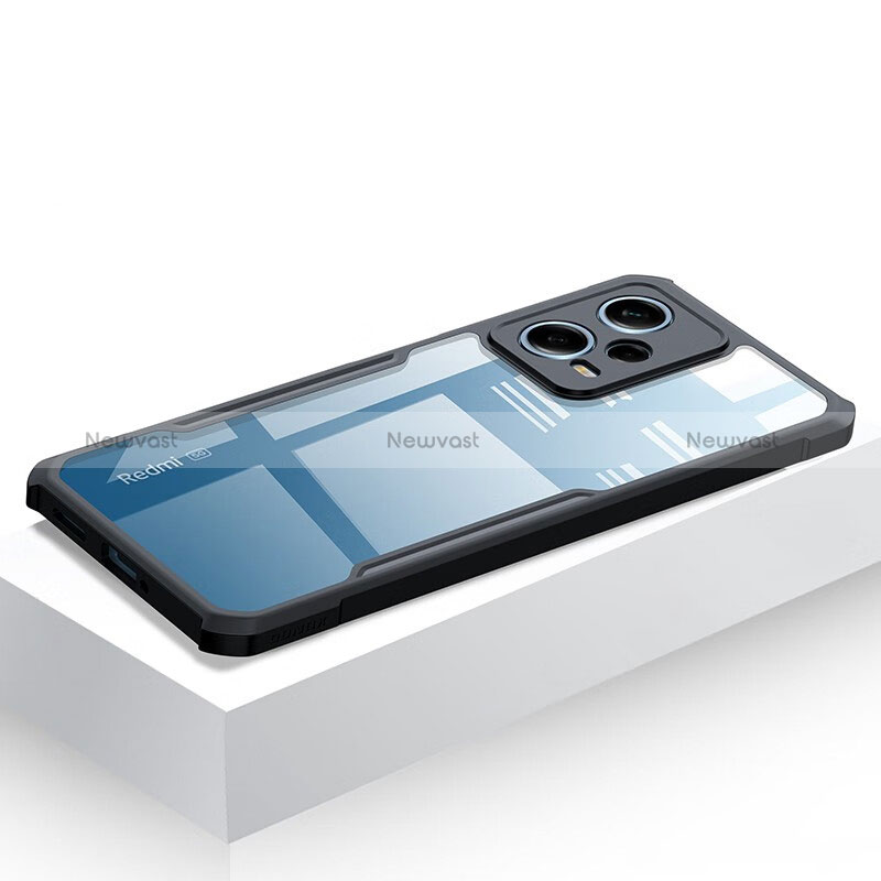 Ultra-thin Transparent TPU Soft Case T03 for Xiaomi Redmi Note 12 Explorer Black