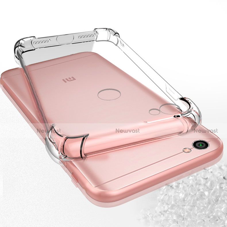 Ultra-thin Transparent TPU Soft Case T03 for Xiaomi Redmi Note 5A Prime Clear