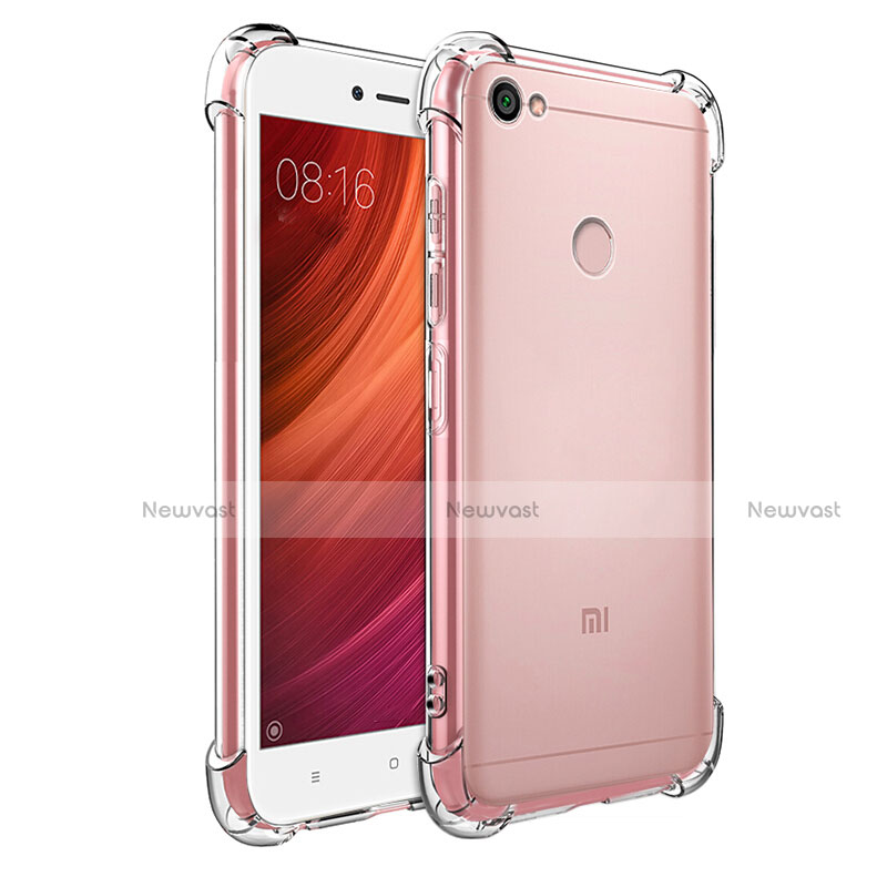 Ultra-thin Transparent TPU Soft Case T03 for Xiaomi Redmi Note 5A Pro Clear