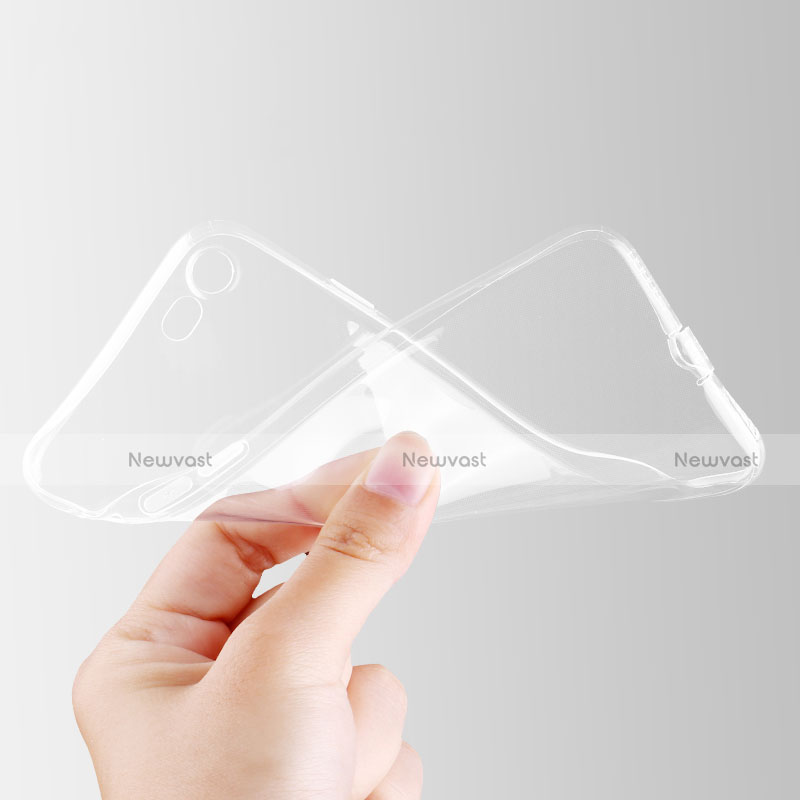Ultra-thin Transparent TPU Soft Case T04 for Apple iPhone 8 Clear