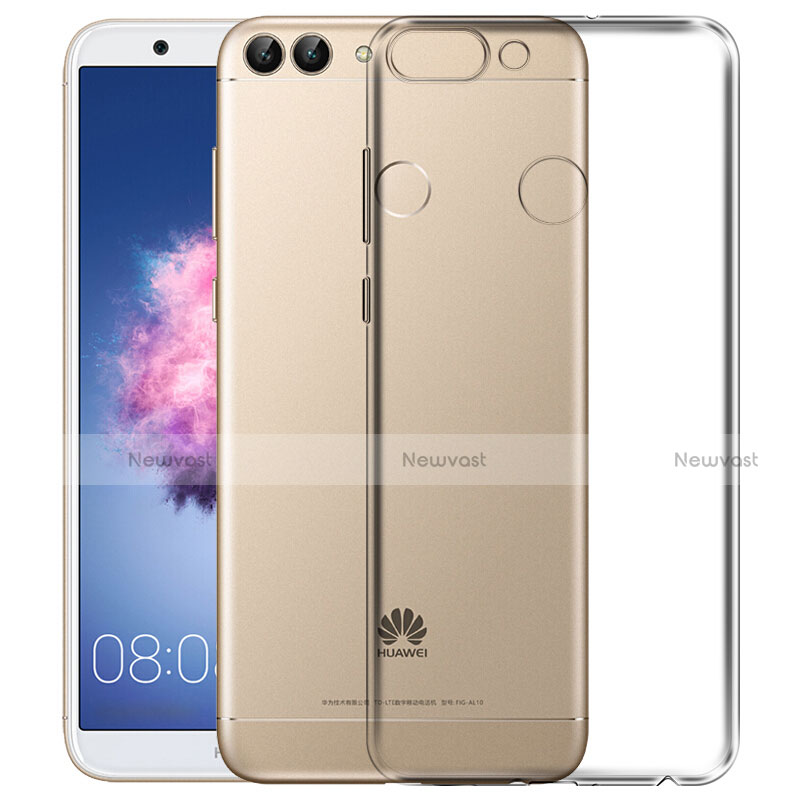 Ultra-thin Transparent TPU Soft Case T04 for Huawei Enjoy 7S Clear