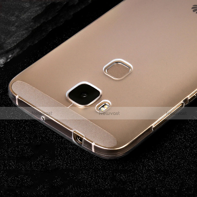 Ultra-thin Transparent TPU Soft Case T04 for Huawei G8 Clear