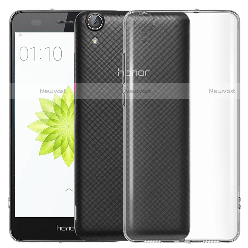 Ultra-thin Transparent TPU Soft Case T04 for Huawei Honor 5A Clear