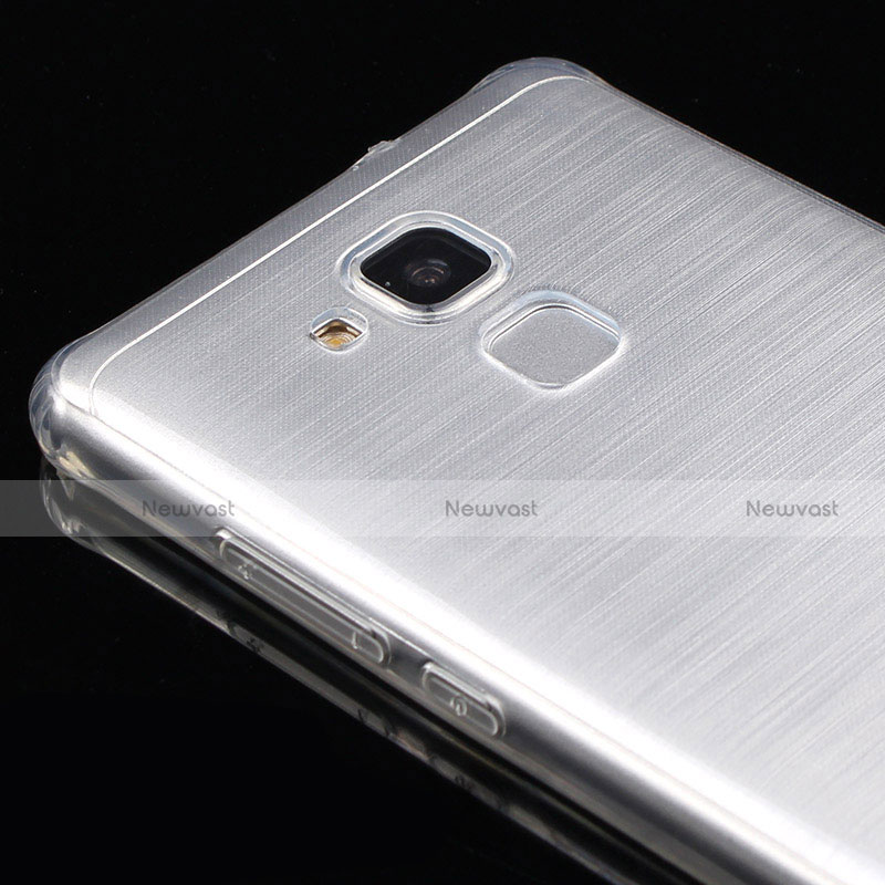 Ultra-thin Transparent TPU Soft Case T04 for Huawei Honor 5C Clear