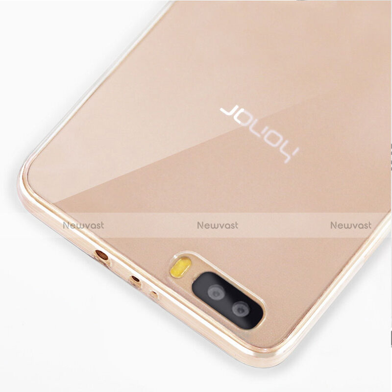 Ultra-thin Transparent TPU Soft Case T04 for Huawei Honor 6 Plus Clear