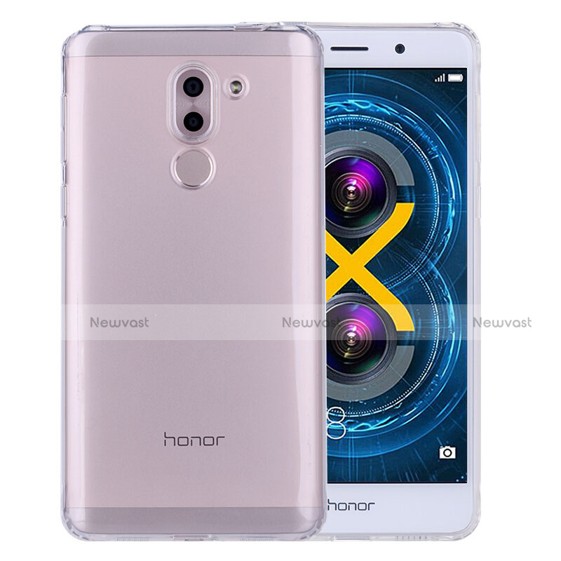 Ultra-thin Transparent TPU Soft Case T04 for Huawei Honor 6X Clear