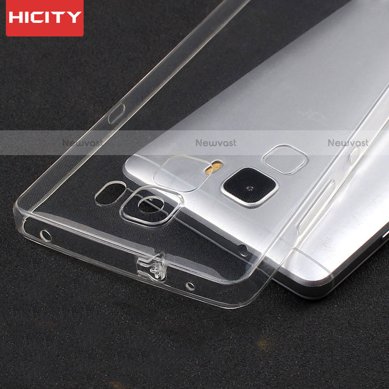 Ultra-thin Transparent TPU Soft Case T04 for Huawei Honor 7 Clear
