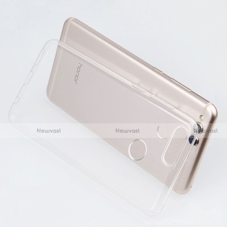 Ultra-thin Transparent TPU Soft Case T04 for Huawei Honor 7X Clear