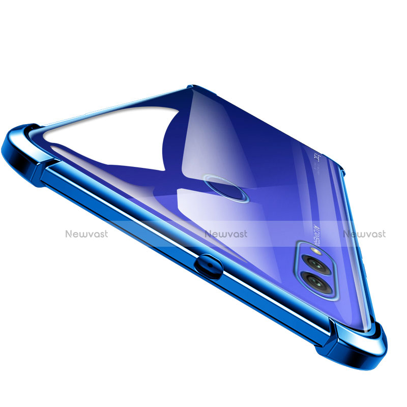 Ultra-thin Transparent TPU Soft Case T04 for Huawei Honor Note 10 Blue